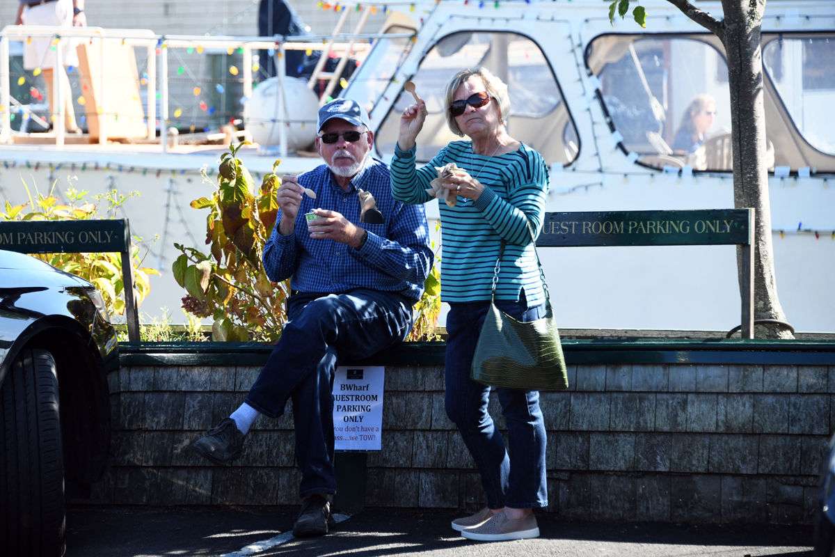 288 After a big day of touring, Ron and Kathie Klute know that nothing could be better than ice cream..jpg